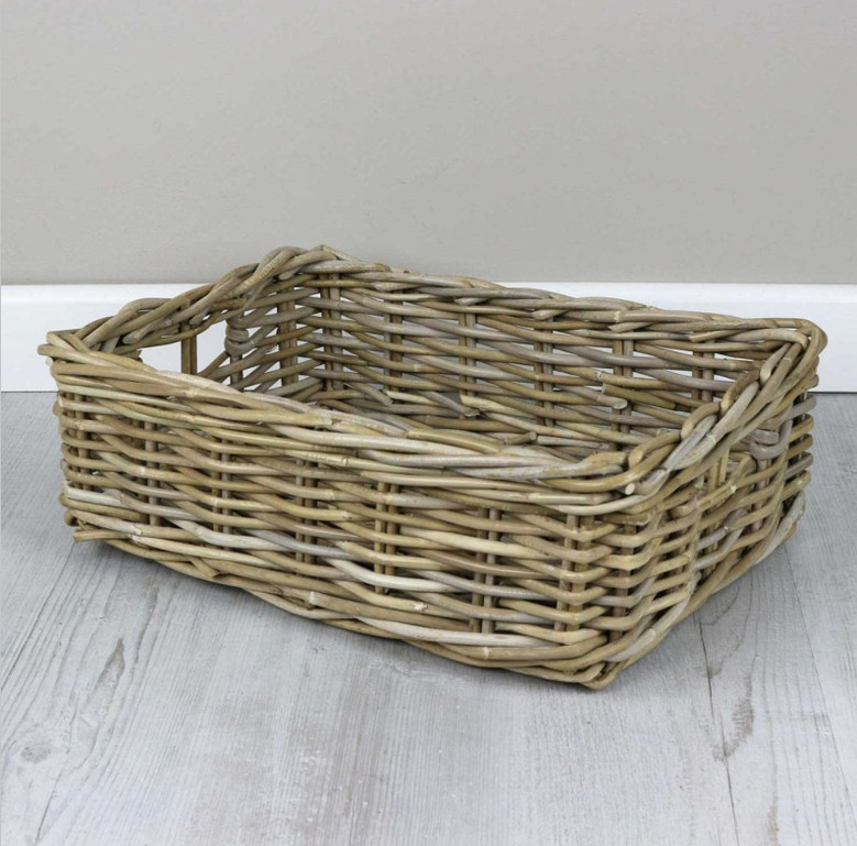 Rattan Wicker Storage Baskets for Kitchen Decoration and Organization