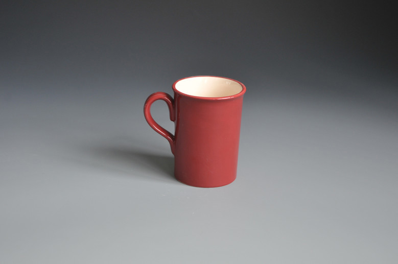 Red Glazed Porcelain Teacher Mugs - Perfect Coffee & Milk Gift