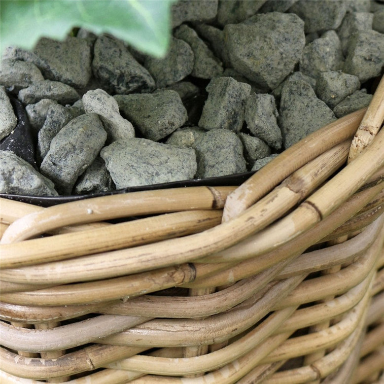 Round Wicker Plant Basket Set for Garden