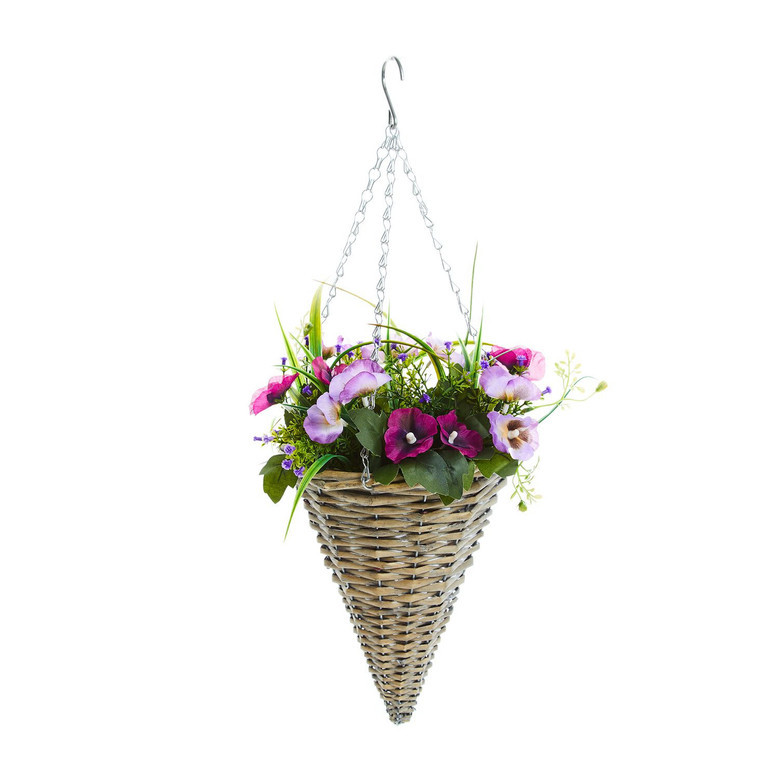 Stylish Rattan Basket for Hanging Plants