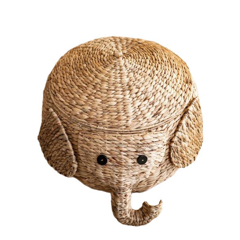 Unique Elephant Basket for Baby Room Decoration