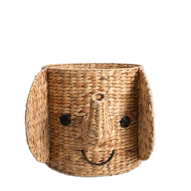 Unique Elephant Basket for Baby Room Decoration