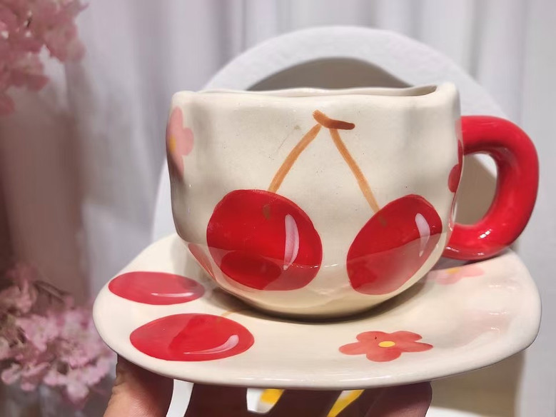 Unique Irregular Ceramic Tea Mugs and Coffee Cup