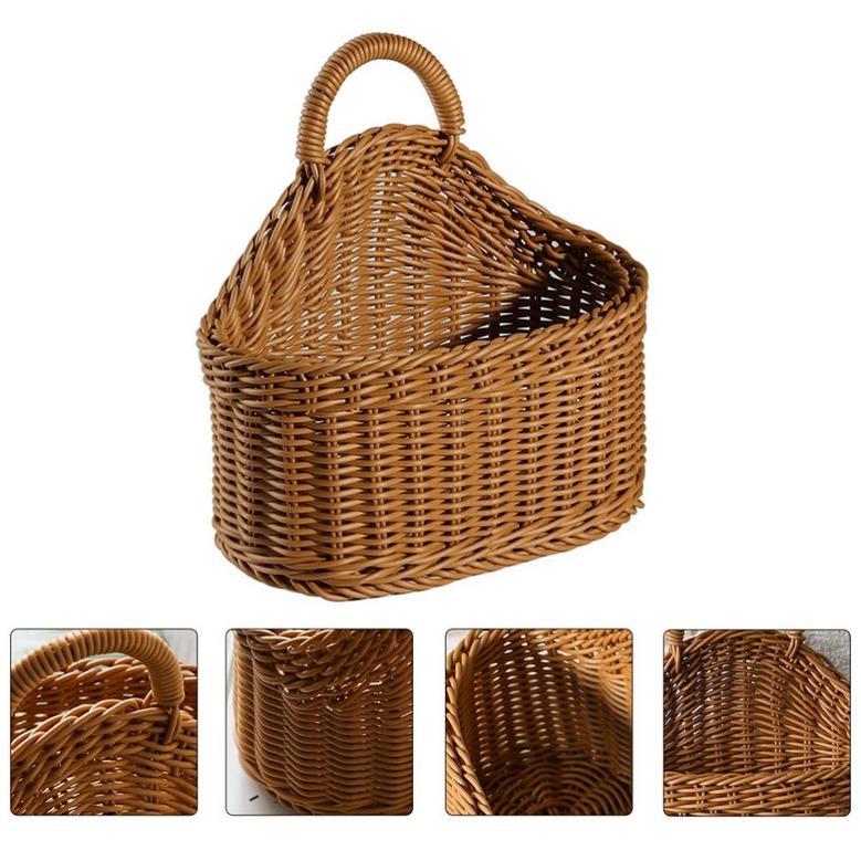 Wicker Storage Baskets for Kitchen and Home Decor