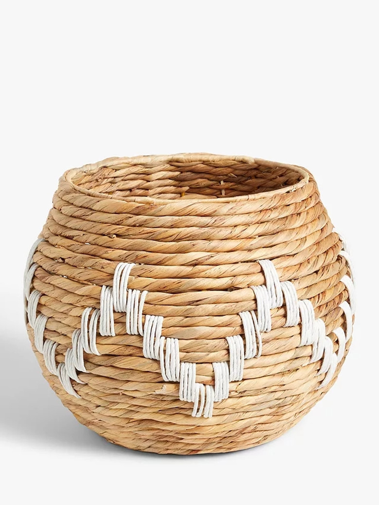 Woven Seagrass Baskets for Home Decoration & Closet Storage