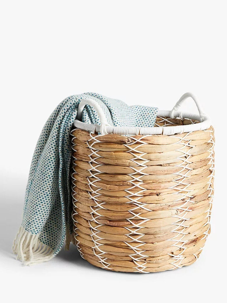 Woven Seagrass Baskets for Home Decoration & Closet Storage