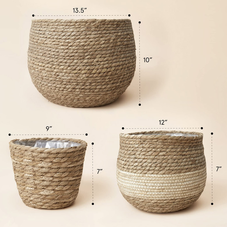 Eco-friendly Jute Plant Pots for Home and Garden