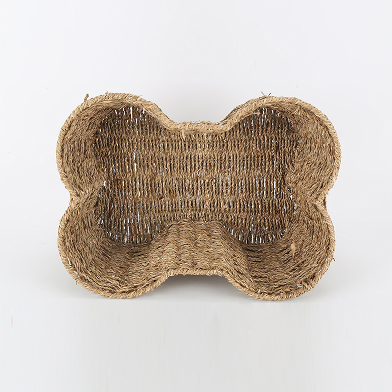 Natural Dog Bone Wicker Baskets | Stylish Storage for Pet Essentials