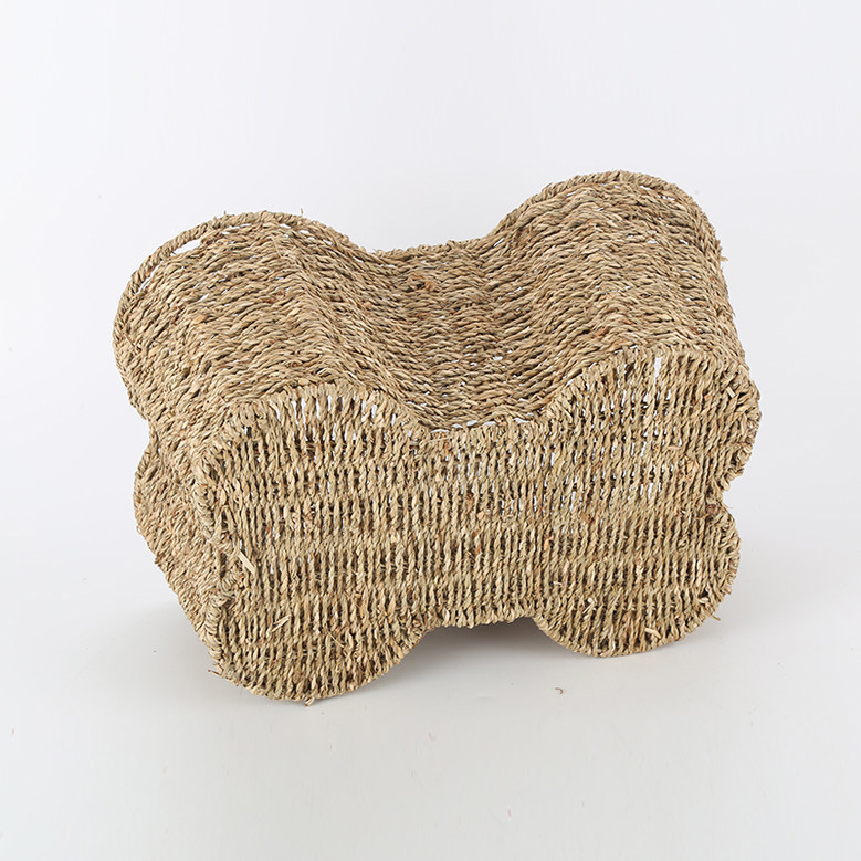 Natural Dog Bone Wicker Baskets | Stylish Storage for Pet Essentials