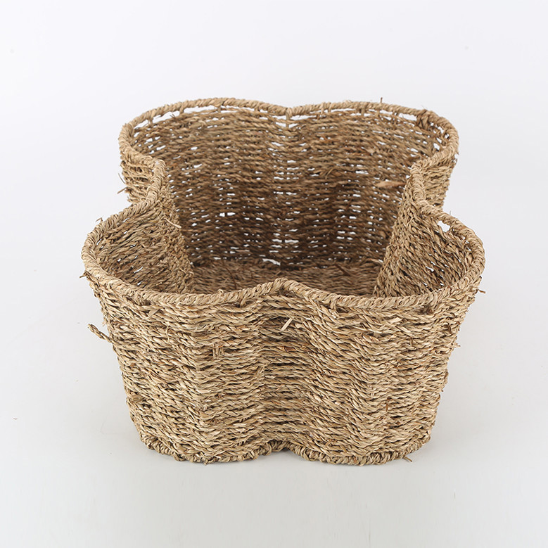 Natural Dog Bone Wicker Baskets | Stylish Storage for Pet Essentials