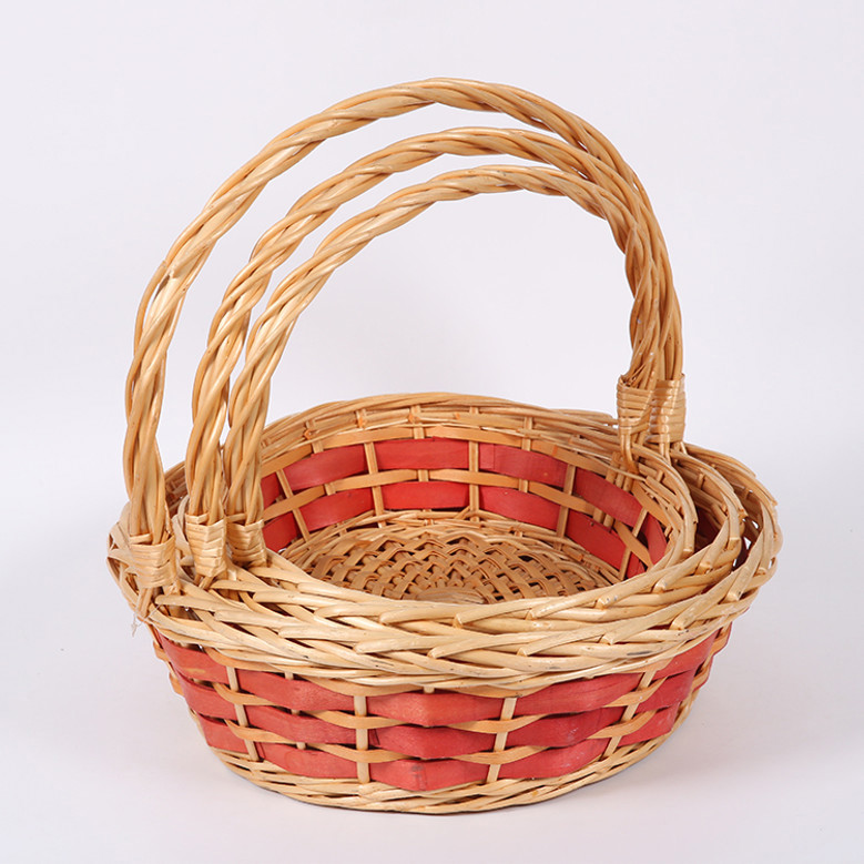 Vintage Christmas Wicker Basket | Versatile Baskets for Easter, Christmas & More