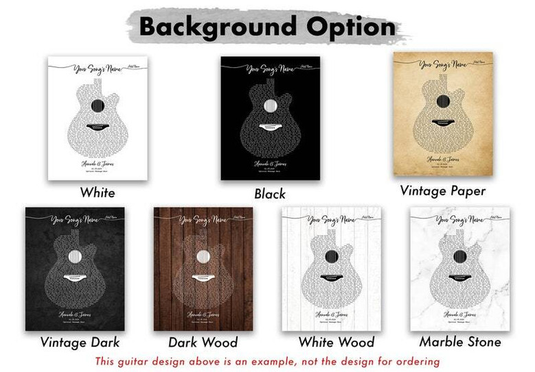 Your Song, Forever Art - Personalized Lyric Canvas for Anniversary