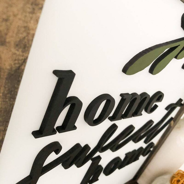Home Sweet Home Farmhouse Wood Sign For Housewarming Or Realtor Gift - Impressive Spring Decor