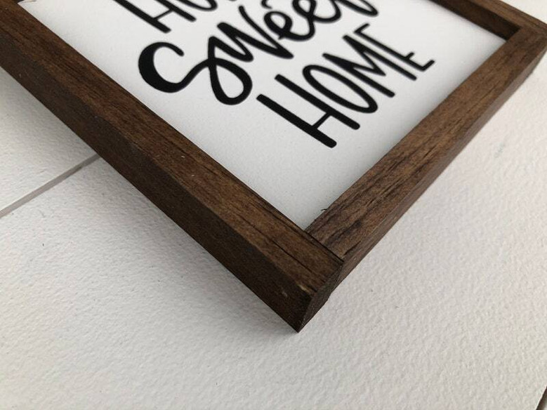 Home Sweet Home Wooden Sign For Entryway And Gallery Wall - Thoughtful Housewarming Gift