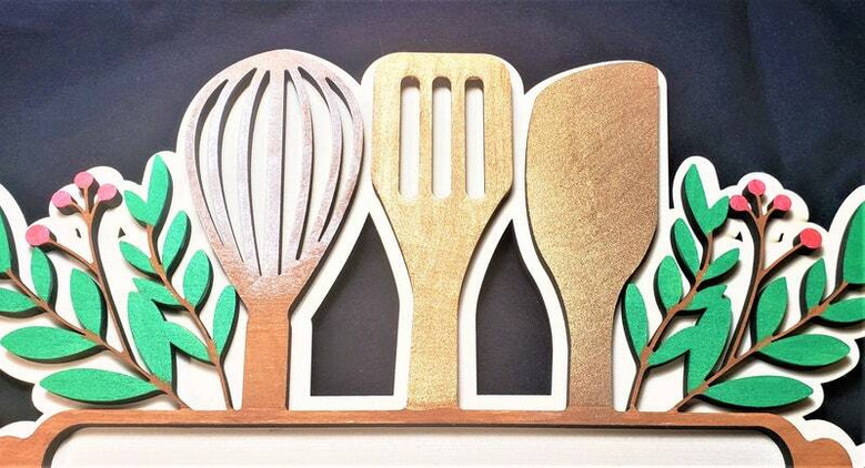 Custom Wood Kitchen Signs For Mom's Cooking Space - Hand Painted