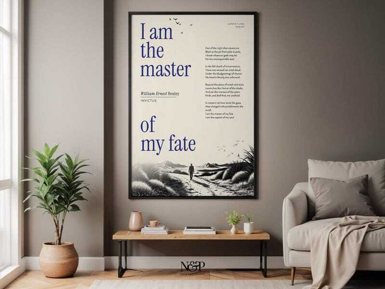 Personalized Poetry Canvas For Book Lovers - Inspirational Decor With Custom Quotes