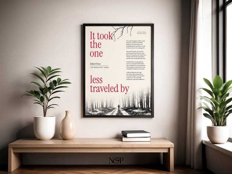 Personalized Poetry Canvas For Book Lovers - Inspirational Decor With Custom Quotes
