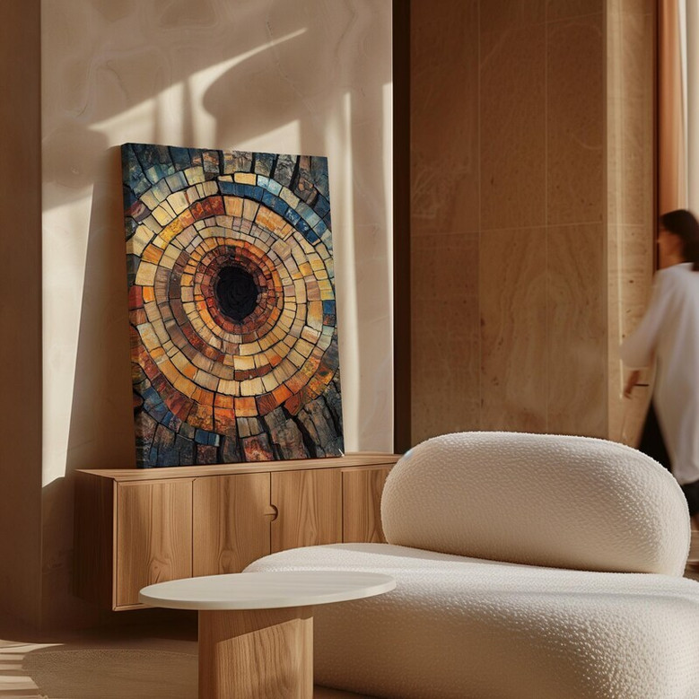 Custom Tree Ring Art for Nature Lovers - Rustic Canvas Decor