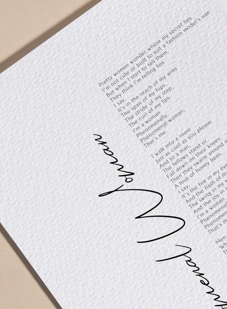 Customizable Poetry Wall Art Canvas - Personalized Quote For Living Room DéCor