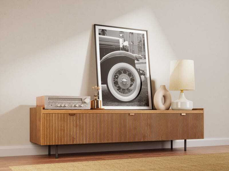 Vintage car canvas art personalized, distressed retro style, landscape, garage wall decor, birthday gift for motor fans