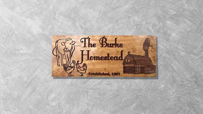 Custom Animal Farm Wood Sign - Rustic Design For Home & Ranch - Personalized Plaque With Farm Animals - Outdoor Decor