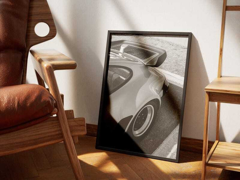 Retro German Sport Car Canvas - Vintage 911 Style For Car Enthusiasts' Wall Art And Decor
