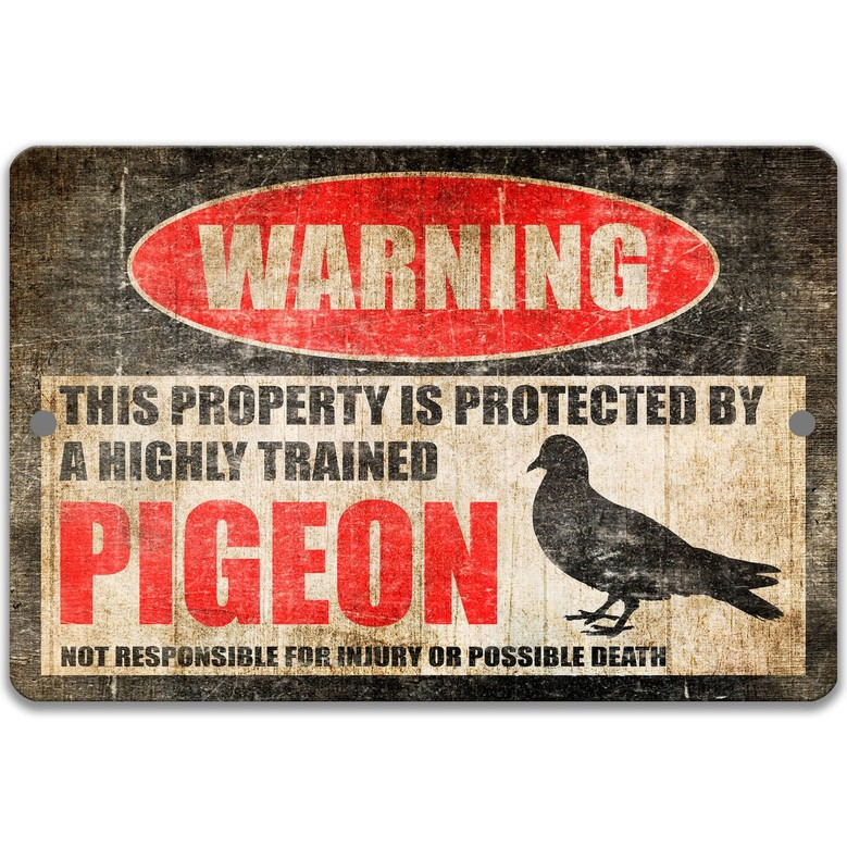 Humorous Animal Farm Metal Sign For Dairy Farmers - Perfect Gifts for Farmhouse