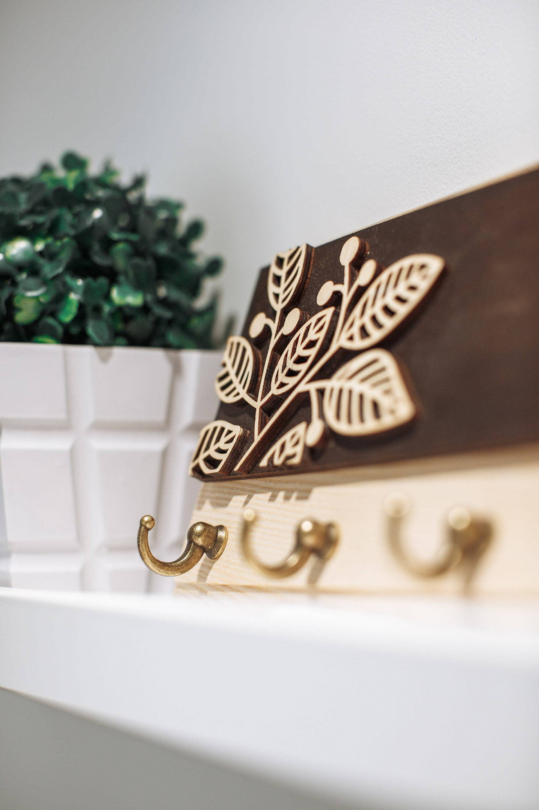 Personalized Key Wall Rack - Key Holder Customized For Housewarming And Apartment DéCor