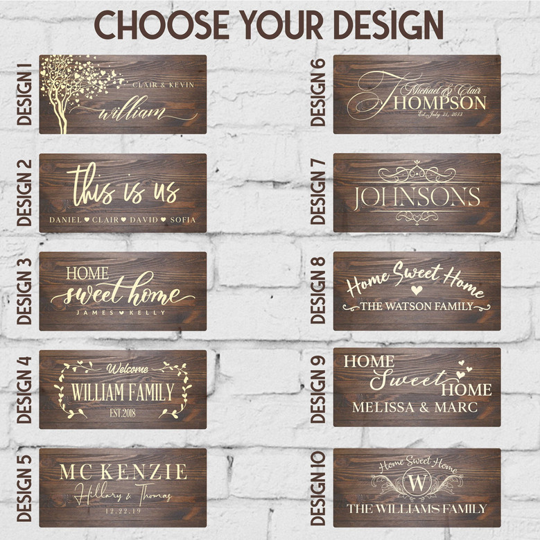 Customized Key Holder For Couples - Perfect New Home DéCor Gift