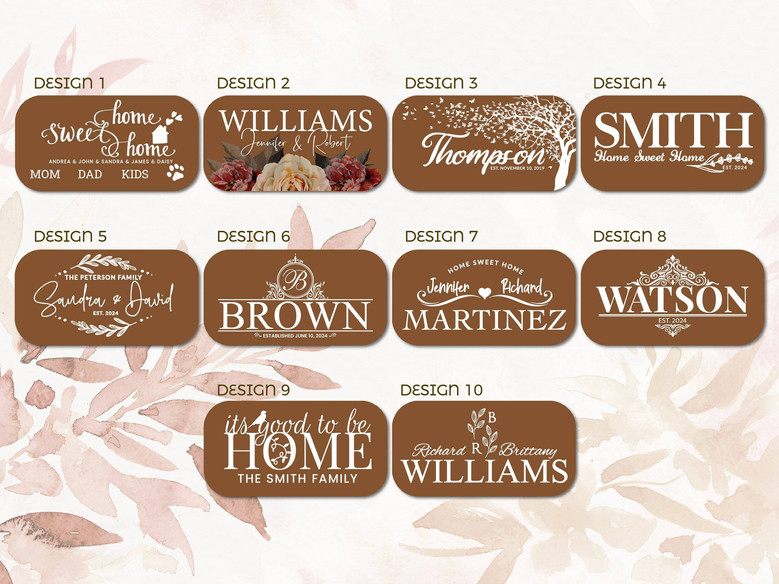 Personalized Key Holder For Wall - Family Housewarming & Realtor Closing Gift For Newlyweds