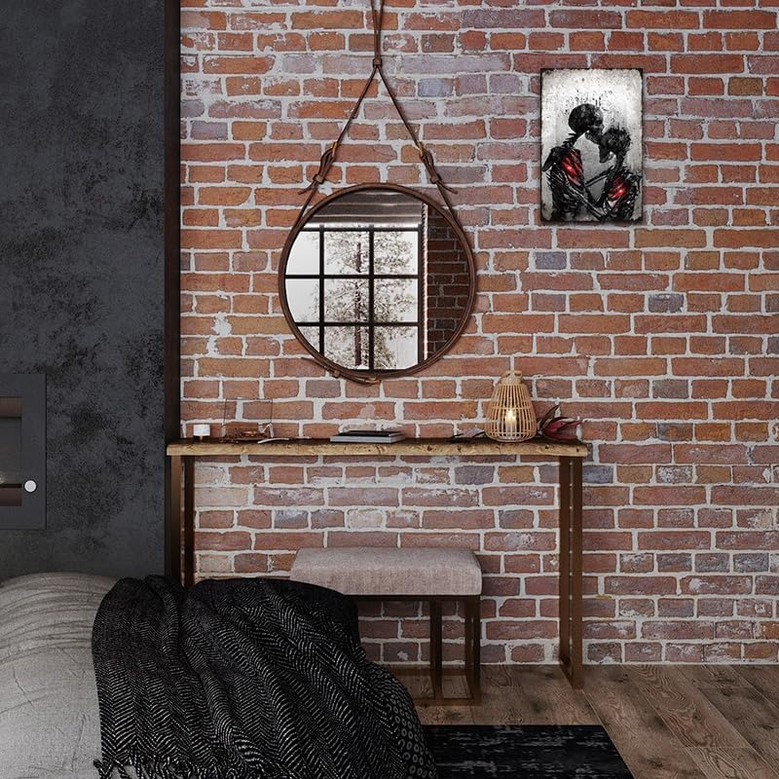 Gothic Skeleton Wall Art Metal Sign - Gothic Aesthetic For Bedroom And Living Room Decor