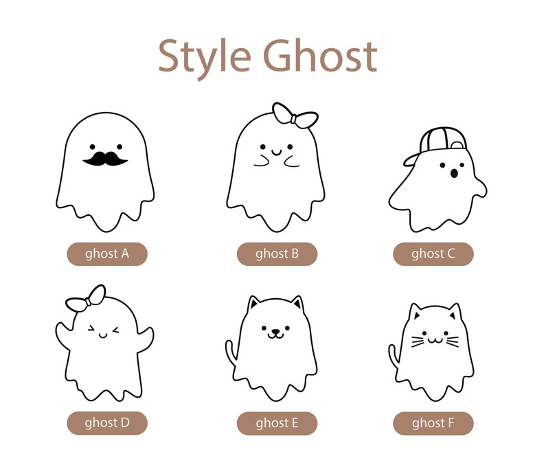 Cute Halloween Decor: Personalized Ghost Family Wood Sign For Spooky Seasonal Touch