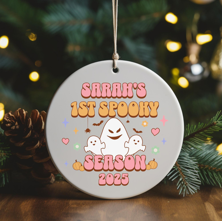 Personalized Spooky First Halloween Ornament - Unique Baby Keepsake Gift For New Parents' Halloween Tree