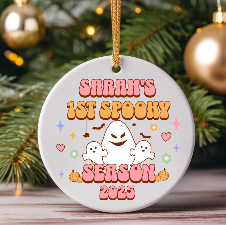 Personalized Spooky First Halloween Ornament - Unique Baby Keepsake Gift For New Parents' Halloween Tree