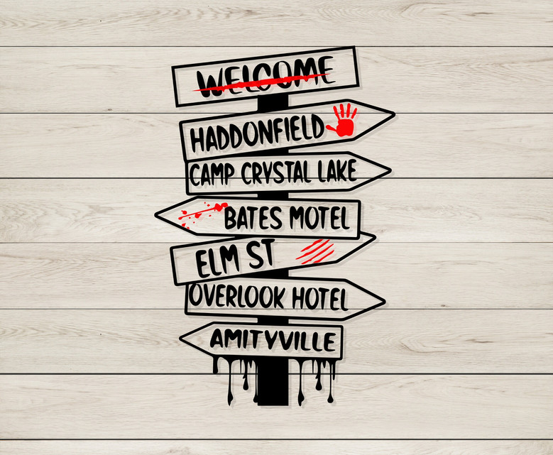 Custom Halloween Address Metal Sign - Spooky DéCor For Front Door