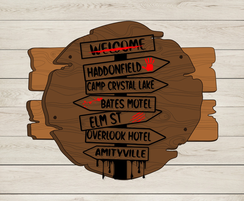 Custom Halloween Address Metal Sign - Spooky DéCor For Front Door