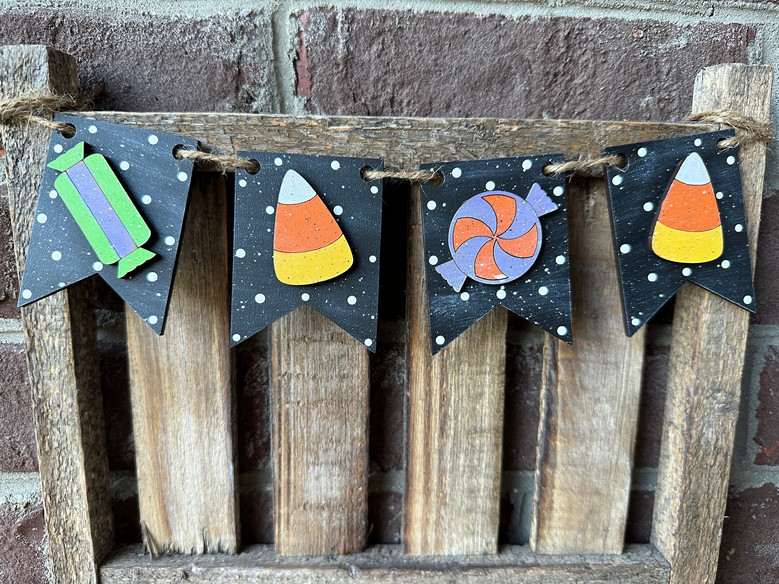 Whimsical Boo Crew Wood Sign - Spooky Cute Halloween Decor For Tiered Trays And Boo Baskets