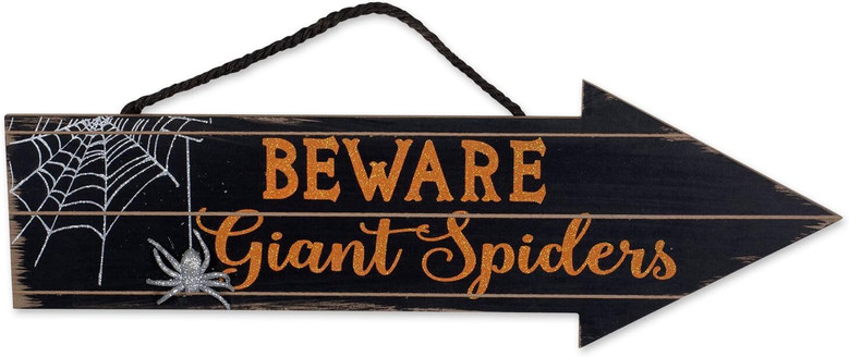 Beware Halloween Wood Hanging Sign For Spooky Indoor & Front Porch DéCor