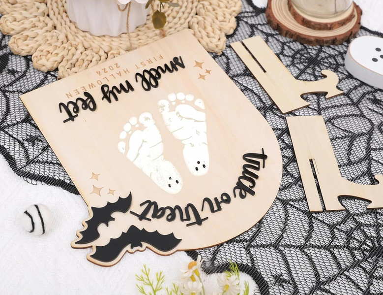 DIY Trick Or Treat Wood Sign For Baby's First Halloween Keepsake 2025