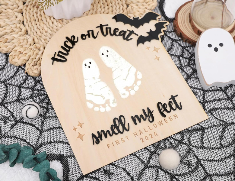 DIY Trick Or Treat Wood Sign For Baby's First Halloween Keepsake 2025
