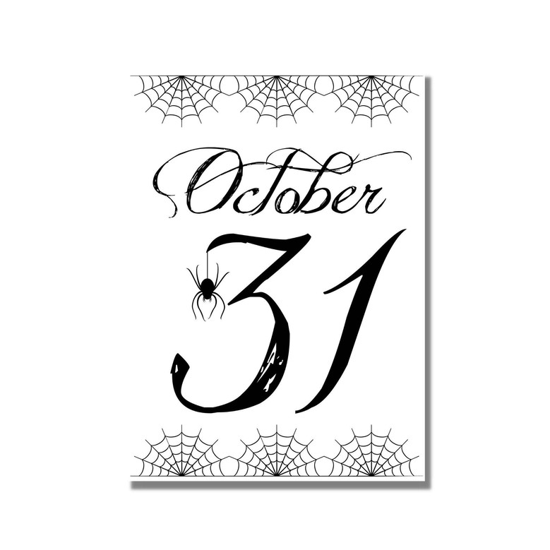 October 31 Halloween Canvas Wall Art For Spooky Indoor Decor