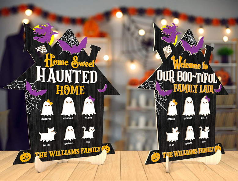 Thoughtful Halloween Our Bootiful Family Wood Sign For Haunted DéCor