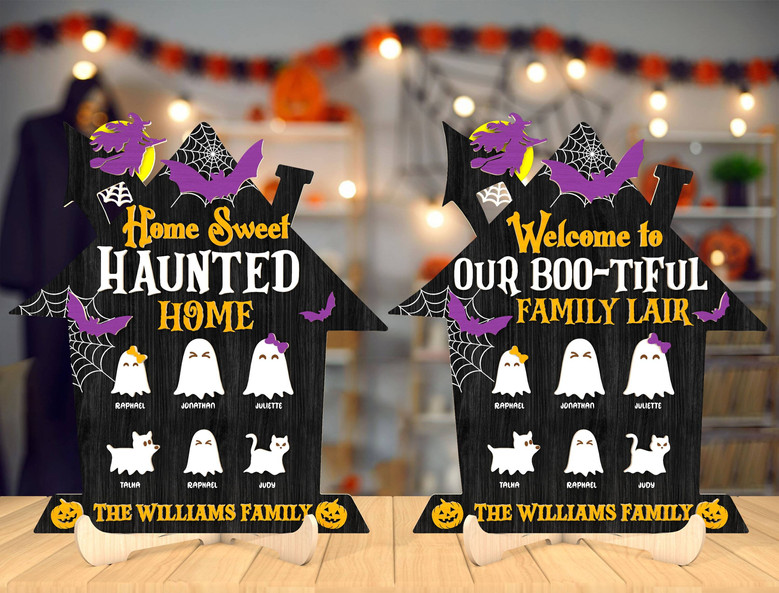 Thoughtful Halloween Our Bootiful Family Wood Sign For Haunted DéCor