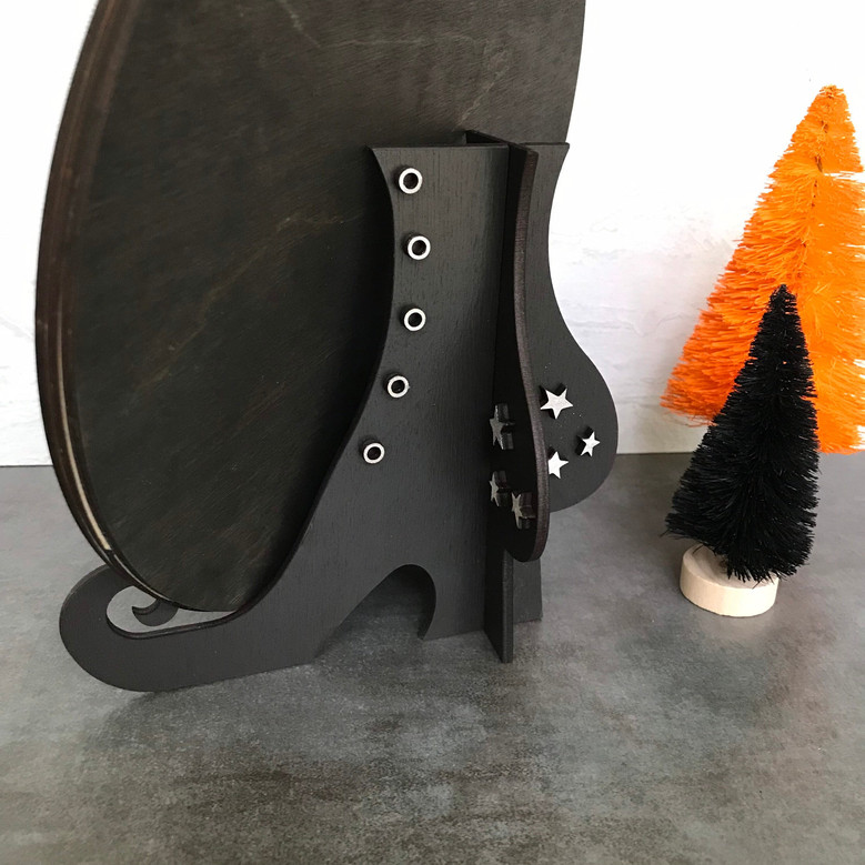 Personalized Halloween Wood Sign Countdown For Spooky October 31 Decor