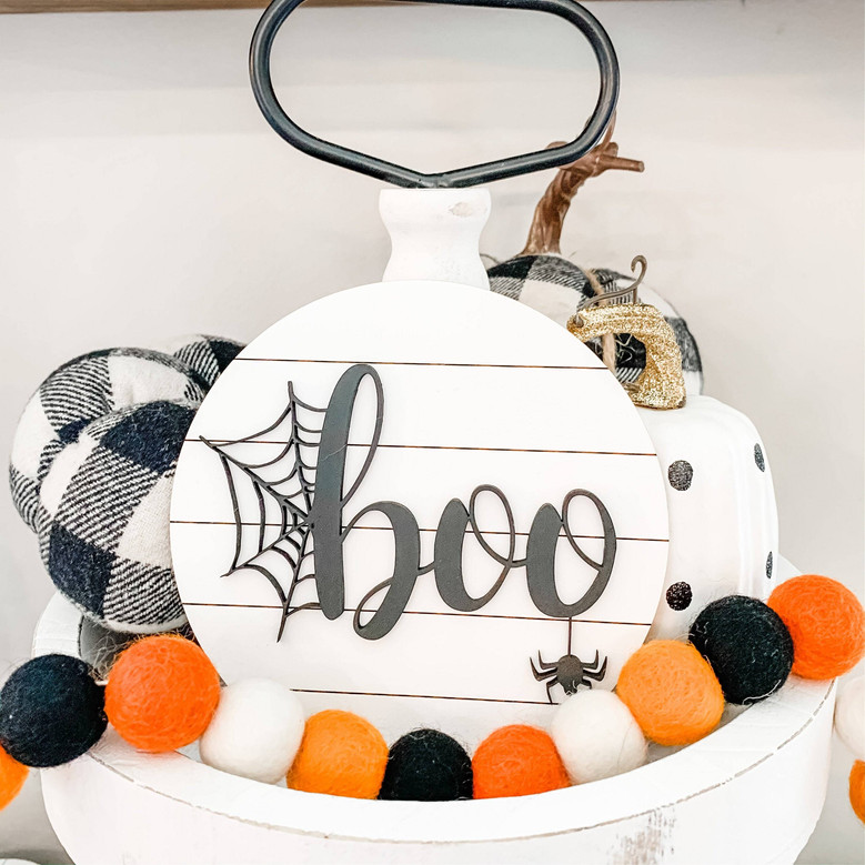 Halloween Wood Signs - Mini Spooky DéCor For Indoor Halloween Decorations