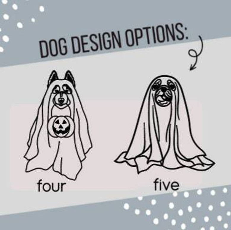 Cute Ghost Dog Doormat - Halloween Decor For Dog Lovers - My Boo