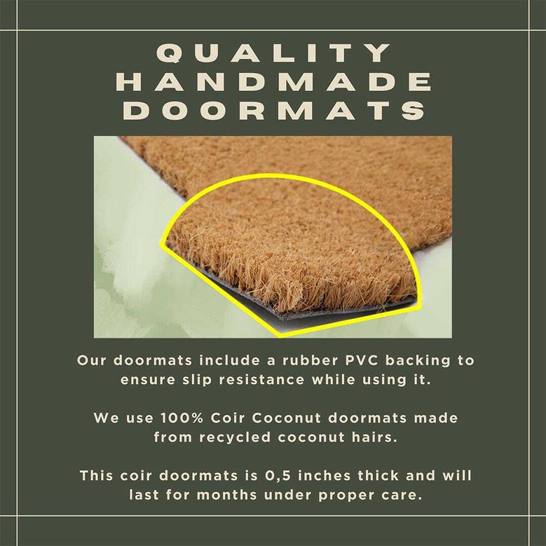 Cute Halloween Doormat For Front Door - Trick Or Treat Design With Pumpkin Decor For Halloween Party