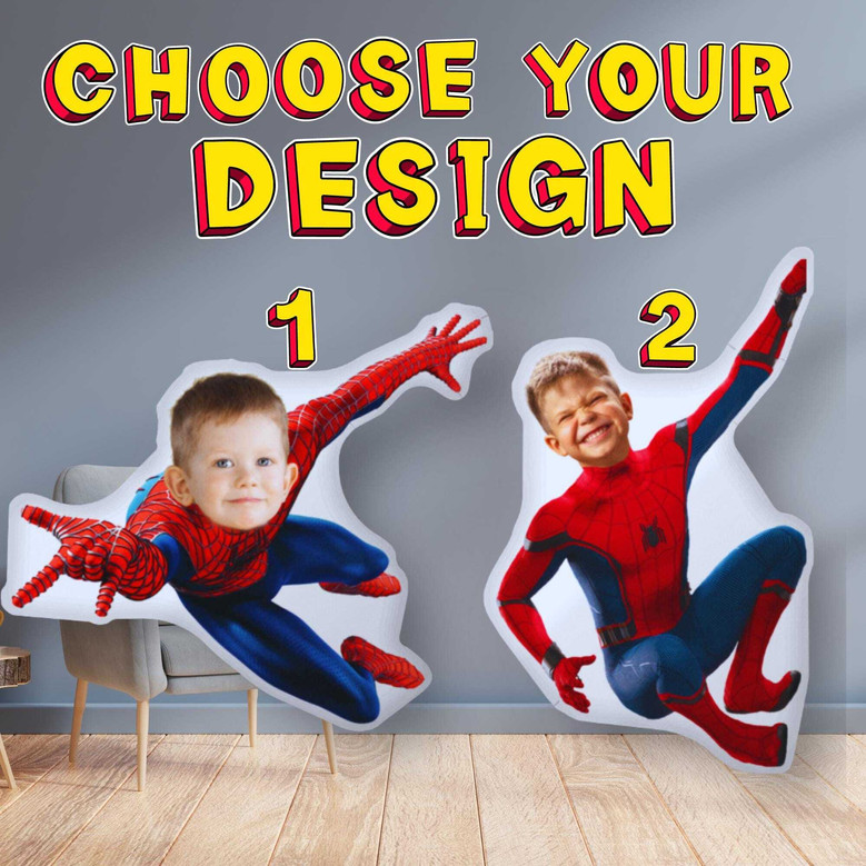 Custom Kids' Halloween 3D Face Pillow - Fun Spooky Decor & Gift