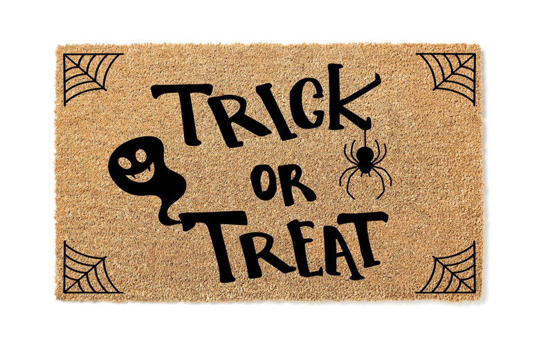 Trick Or Treat Welcome Doormat For Halloween Outdoor Decor