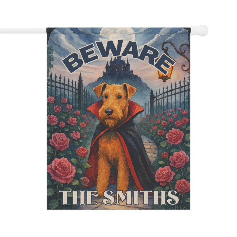 Personalized Funny Dog Garden Flag For Halloween - Outdoor Decor For Dog Mom And Dad's Yard